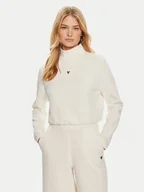 Bluzy damskie - Guess Bluza Olympe V4YQ05 KCAY2 Beżowy Regular Fit - miniaturka - grafika 1