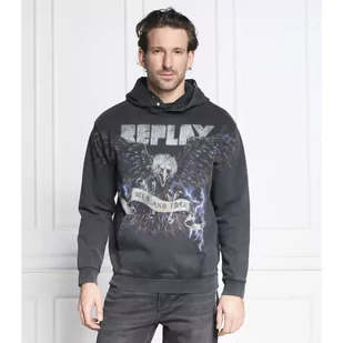 Replay Bluza | Regular Fit - Bluzy męskie - miniaturka - grafika 1