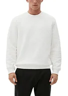 Bluzy męskie - s.Oliver Bernd Freier GmbH & Co. KG Bluza męska, długi rękaw, biała, XXL, biały, XXL - miniaturka - grafika 1