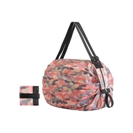 Torby i wózki na zakupy - Składane torby na zakupy w torbie, wielokrotnego użytku składane torby z tkaniny Oxford do podróży, fitnessu, zakupów, kempingu i odzieży zimowej - miniaturka - grafika 1