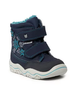 Buty dla dziewczynek - Ricosta Śniegowce Pepino By Maddie 743531500/174 Granatowy - grafika 1