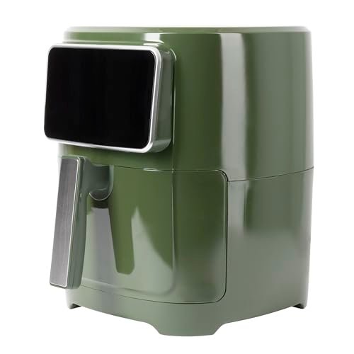 BERGNER MIDNIGHT frytkownica powietrzna 1800 W 6,9 l - 8 programów gotowania - regulacja temperatury 80-200°C - timer do 30 min - powłoka Ceratech - błyszczące wykończenie