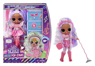 L.O.L. Surprise Tweens Neon Pop Stars - Kitty K - Lalki dla dziewczynek - miniaturka - grafika 1