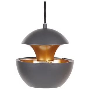 Beliani Lampa wisząca Lampa wisząca metalowa czarna BOJANA - Lampy sufitowe - miniaturka - grafika 1