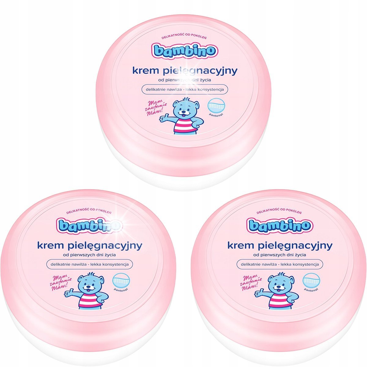 BAMBINO KREM PIELĘGNACYJNY Z PANTENOLEM 600ML