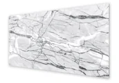 Dekoracje domu - Panel kuchenny HOMEPRINT Naturalny szary marmur 100x50 cm - miniaturka - grafika 1
