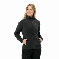 Kurtki damskie - Damska kurtka polarowa Jack Wolfskin MOONRISE FZ W black - XS - miniaturka - grafika 1