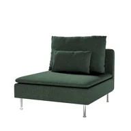 Pokrowce na meble - Dekoria pl pl Pokrowiec na moduł Söderhamn 1-osobowy leśna zieleń szenil 93 x 99 x 83 cm City 1007-704-81 - miniaturka - grafika 1