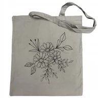 Torby i wózki na zakupy - Torba na zakupy fajny nadruk BUKIET KWIATY - miniaturka - grafika 1
