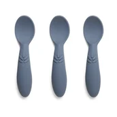 Sztućce dla dzieci - 3 Łyżeczki Silikonowe Bering Sea Nuuroo - miniaturka - grafika 1