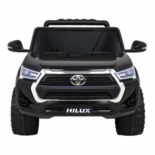 Toyota hilux na akumulator dla dzieci czarny + napęd 4x4 + pilot + 2 bagażniki + radio mp3 + led kod: RA-PA.DK-HL860.CZ - Pojazdy elektryczne dla dzieci - miniaturka - grafika 1