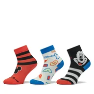 Skarpetki dla dzieci - Zestaw 3 par wysokich skarpet dziecięcych adidas Mickey Mouse Crew Socks 3 Pairs IB6776 Kolorowy - miniaturka - grafika 1