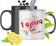 Kubki - KUBEK MAGICZNY DLA SARY CZARNY ZMIENIAJĄCY KOLOR z Nadrukiem ze Zdjęciem + Opakowanie na prezent (wzór 02) - miniaturka - grafika 1