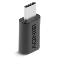 Adaptery i przejściówki - Lindy 41893 zmieniacz płci / kabli USB 3.2 Type C Czarny - miniaturka - grafika 1