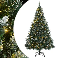 Choinki - vidaXL Sztuczna choinka, 150 lampek LED, 150 cm - miniaturka - grafika 1