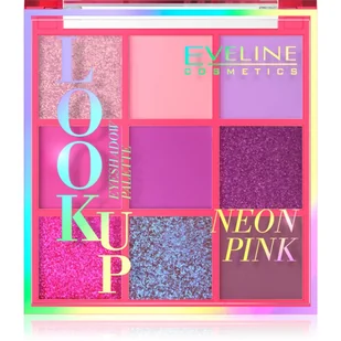 Eveline Look Up Paletka cieni do powiek 9) Neon Pink 1szt - Cienie do powiek - miniaturka - grafika 1