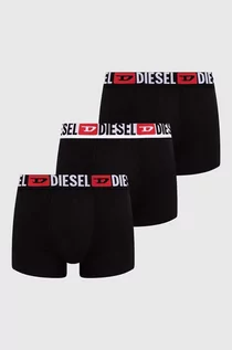 Majtki męskie - Diesel bokserki 3-pack męskie kolor czarny - grafika 1