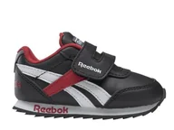 Buty dla dziewczynek - Buty dziecięce Reebok H67880 ROYAL CL Czarne - miniaturka - grafika 1