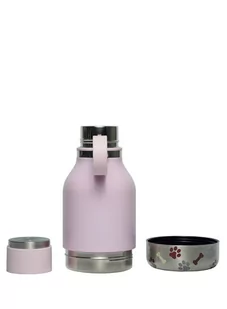 Bidon / butelka z miską dla psa Asobu Dog Bowl Bottle - pink - Kuchnia turystyczne i akcesoria - miniaturka - grafika 2