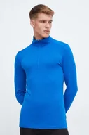 Bielizna sportowa męska - Icebreaker longsleeve funkcyjny 200 Oasis kolor niebieski - miniaturka - grafika 1