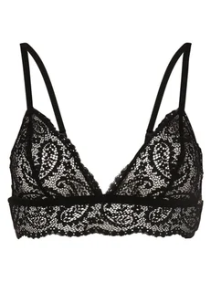 Tommy Hilfiger - Damski biustonosz typu bralette, czarny - Biustonosze - miniaturka - grafika 1