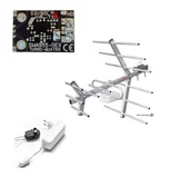 Anteny TV - Antena DVB-T2 TTV Midi z Wzmacniaczem - Kierunkowa Antena Telewizyjna, Odporna na Warunki Atmosferyczne, Polska Jakość - miniaturka - grafika 1