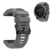 Akcesoria do pulsometrów i zegarków sportowych - PASEK SILIKONOWY DO GARMIN FENIX 3 / 3HR / 5X / 6X / 7X + EASYFIT - miniaturka - grafika 1