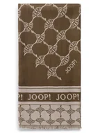 Apaszki i szaliki damskie - JOOP! Szalik damski Kobiety Sztuczne włókno zielony|beżowy wzorzysty, ONE SIZE - miniaturka - grafika 1