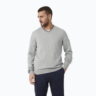 Sweter męski Helly Hansen Arctic Merino Sweater grey/melange - Swetry męskie - miniaturka - grafika 1