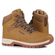 Buty trekkingowe męskie - Brązowe trapery męskie Kappa 242752 Dolomo 25874 rozmiar 41 - miniaturka - grafika 1