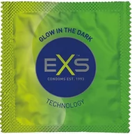 Prezerwatywy - Prezerwatywy EXS Glow świecące w ciemności 1 sztuka - miniaturka - grafika 1