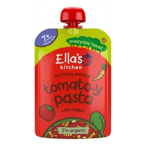 Ella's Kitchen BIO Makaron pomidorowy z warzywami, 130 g