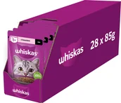 Mokra karma dla kotów - WHISKAS Adult saszetka łosoś 28x85 g - miniaturka - grafika 1