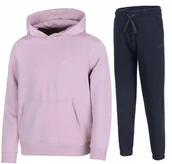 Dresy męskie - 4F OCIEPLANY DZIEWCZÄCY DRES KOMPLET BLUZA SPODNIE / rozm 146 - miniaturka - grafika 1