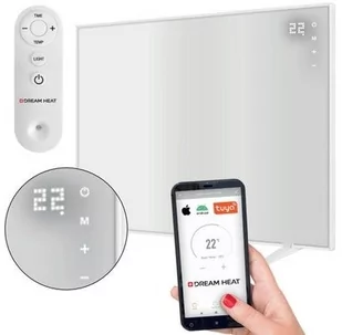 Promiennik podczerwieni 360W 4m2 pilot WiFi - Nagrzewnice - miniaturka - grafika 1