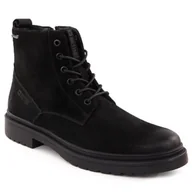 Półbuty męskie - Buty Big Star OO174148 INT2066 czarne - miniaturka - grafika 1