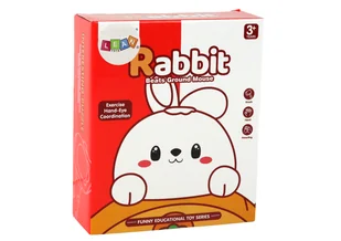 Gra Królik Do Zbijania Marchewki Zręcznościowa Whac-A-Mole Fioletowa - Mały naukowiec - miniaturka - grafika 4