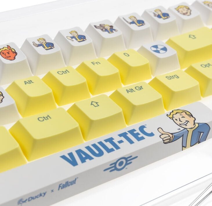Ducky Ducky x Fallout Keycap Set - 132 Stück, ISO DE