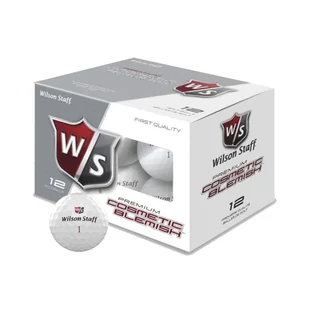 Piłki golfowe Wilson Staff Premium Cosmetic Blemish white 12-pack - Golf - miniaturka - grafika 1