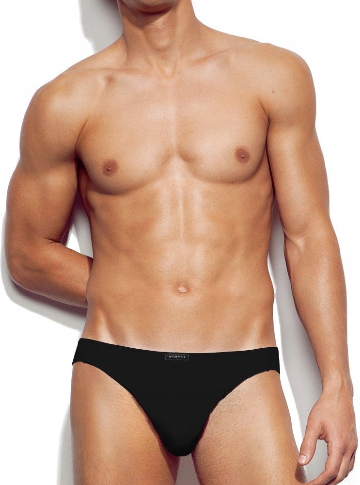 SLIPY ATLANTIC BMP014 MĘSKIE MAJTKI MINI MODAL+BAWEŁNA PIMA CZARNE XL