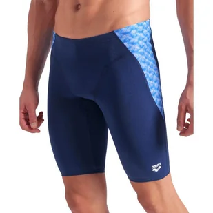 Jammery Arena Monogram Navy - spodenki do kolan do pływania - Kąpielówki męskie - miniaturka - grafika 1
