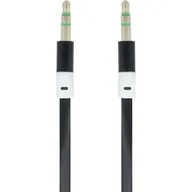Adaptery i przejściówki - Forever Forever kabel audio jack 3,5mm - jack 3,5mm 1,0 m czarny 8_2231074_20220103134746 - miniaturka - grafika 1