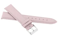 Akcesoria do zegarków - Skórzany pasek do zegarka 16 mm JVD R41426-16 jasny róż - miniaturka - grafika 1