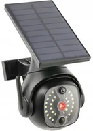 Lampy ogrodowe - Naświetlacz LED solarny GUARDOS, atrapa kamery, 300lm, 6400K, IP65, GTV - miniaturka - grafika 1