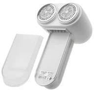 Golarki do ubrań - Ad 9622 white golarka do tkanin z wyświetlaczem lcd - miniaturka - grafika 1