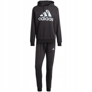 Dres męski adidas Big Logo Terry Track Suit czarny IJ8555 2XL - Adidas - Dresy damskie Dres męski adidas Big Logo Terry Track Suit czarny IJ8555 2XL - Adidas - Dresy damskie - miniaturka - grafika 1