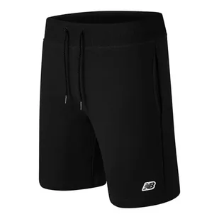 Spodenki New Balance MS23600BK - czarne - Spodnie sportowe męskie - miniaturka - grafika 1