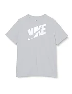 Koszulki i topy damskie - Nike chłopięcy T-shirt B Nk Hbr+ Perf Top Ss czarny Black/(Lt Smoke Grey) S - miniaturka - grafika 1