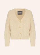 Swetry damskie - Mos Mosh Kardigan Mmottili Z Dodatkiem Alpaki weiss - miniaturka - grafika 1
