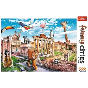 Trefl Puzzle 1000 elementów Funny Cities Dziki Rzym - Puzzle - miniaturka - grafika 1